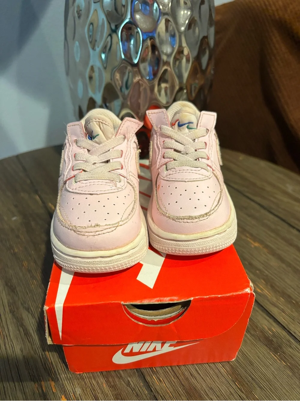 Nike Kids Lavender Low-Top Sneakers